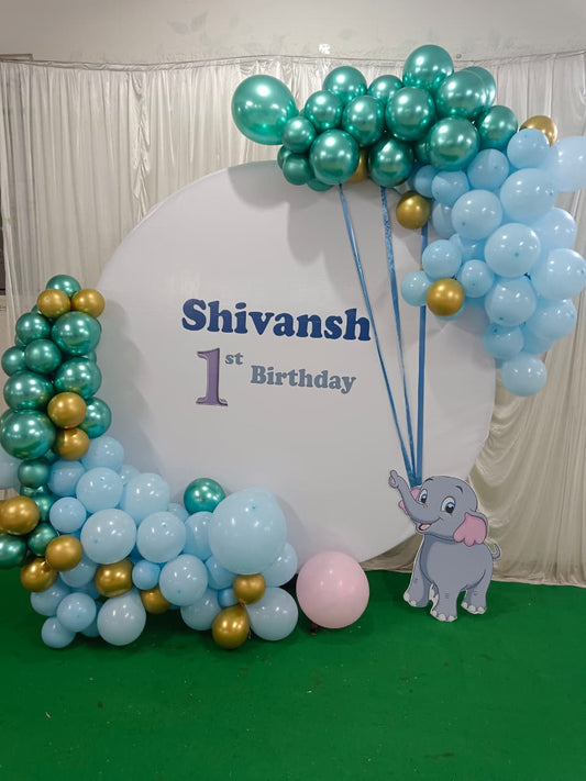 1st Birthday Balloon Decoration