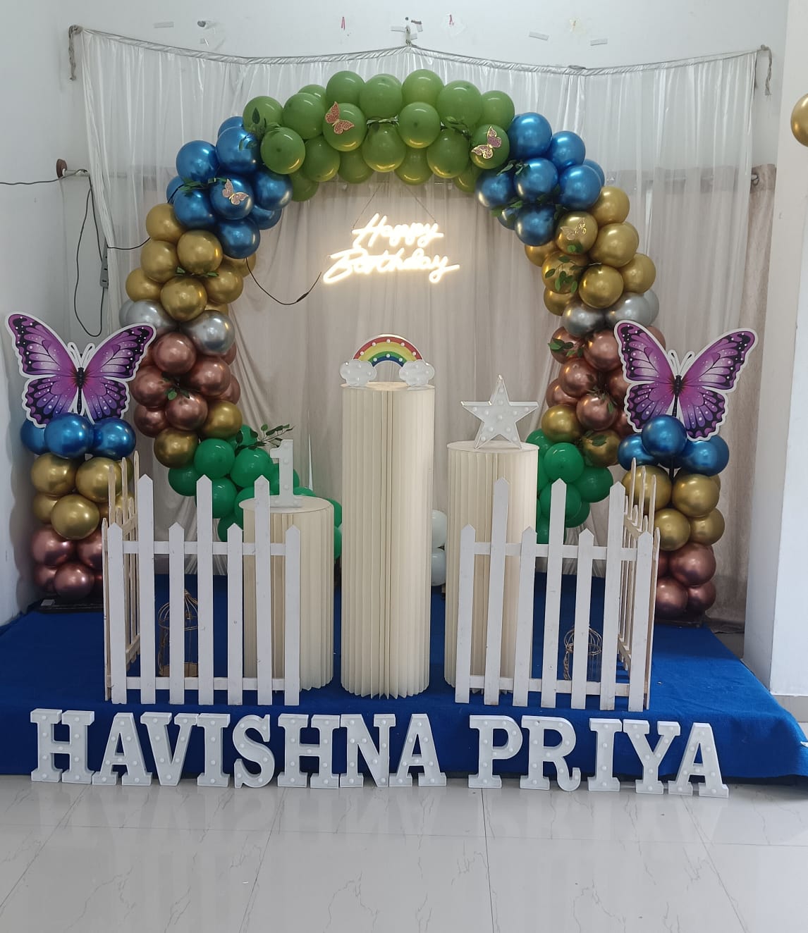Butterfly Theme Birthday Decoration